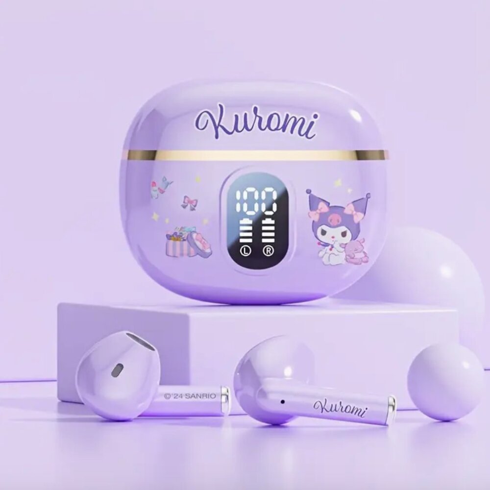 G335 Sanrio Kuromi Officially Licensed Wireless Bluetooth Earphones